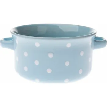 Casa de Engel Home Keramická miska - světle modrá s puntíky, 6/24 Fialová UNI (2795781)