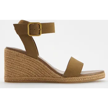 Dámské sandále Reserved - Sandály na platformě - béžová - 561CP-80X - 561CP-80X-42