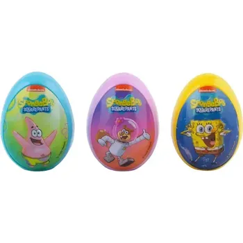 Velikonoční dekorace Plastové vajíčko s překvapením Sponge Bob