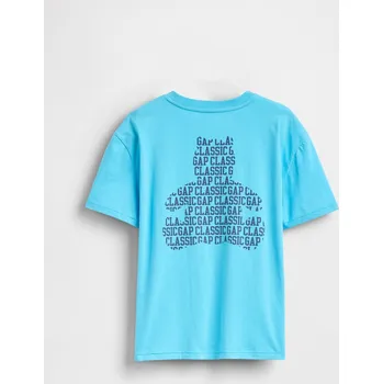Chlapecké oblečení GAP Chlapecké Dětské tričko s kapsičkou Brannan Unisex GAP Modrá 152/158 (2818733)