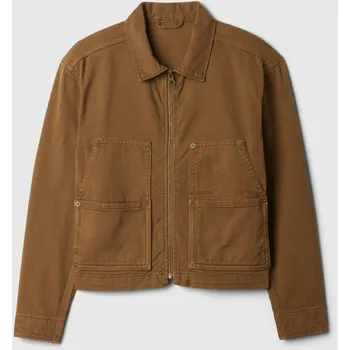 Dětská móda GAP Chlapecké Dětská džínová bunda Carpenter Gap Hnědá 152/158 (2475030)