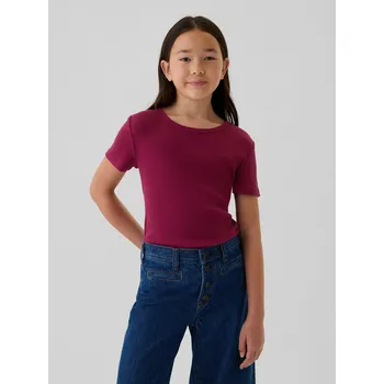 Dívčí tričko GAP Dívčí Dětské bavlněné tričko Gap Červená 116/122 (2468321)