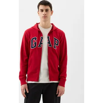 Pánská mikina GAP Pánské Mikina na zip GAP Červená XS (2460202)