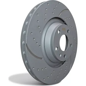 Brzdový kotouč EBC Turbo Grooved | brzdové kotouče zadní GD1400