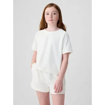 Dívčí tričko GAP Dívčí Dětská mikina s krátkým rukávem GAP Bílá 152/158 (2338313)