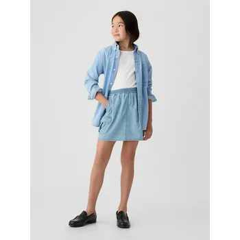 Dívčí sukně GAP Dívčí Dětská džínová cargo sukně GAP Modrá 116/122 (2352418)