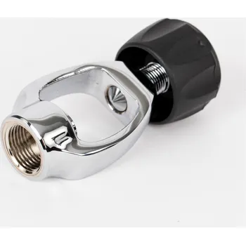 BESTDIVERS Redukce INT/DIN na regulátor tlaku ŠEDÁ