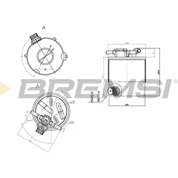 Palivový filtr Palivový filtr BREMSI FE0357
