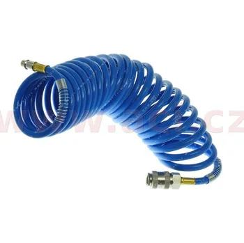 Příslušenství ke kompresoru Hadice vzduchová spirálová se spojkou (vnitřní průměr 5 mm) 5 m