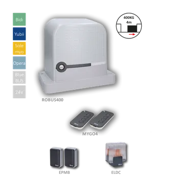 Pohon brány Robus400BDKCE sada pro posuvnou bránu do 400kg