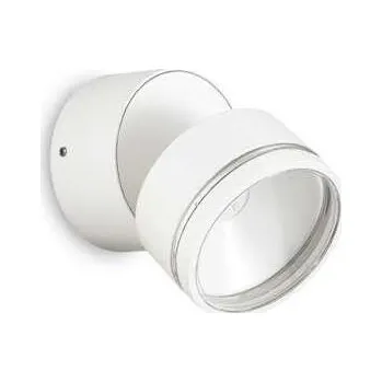 Ideal Lux OMEGA AP venkovní nástěnné svítidlo LED 7W 650lm 4000K 9cm kulaté IP54, bílé