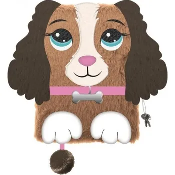 Zápisník Plyšový zápisník se zámkem - Cavalier - M/69415