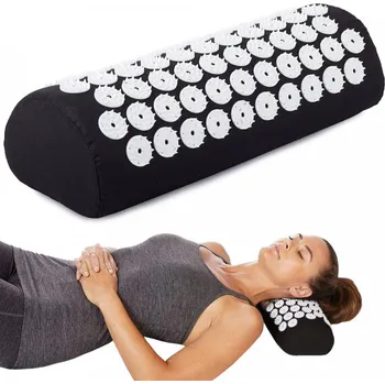 Polštář Akupresurní zdravotní polštář s bodci, podhlavník 38 x 14 x 10 cm