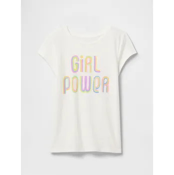 Dívčí tričko GAP Dívčí Dětské tričko Gap Bílá 104/110 (2748524)