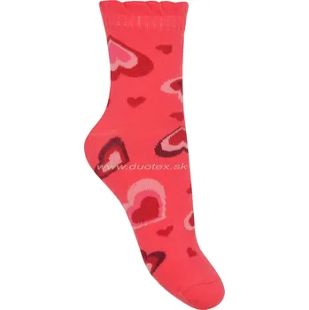 STEVEN Dětské ponožky Steven-014D-476 Barva: DM476-červená, Velikost: 29-31(19-20)