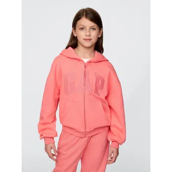 Dívčí mikina GAP Dívčí Dětská oversize mikina s logem Gap Oranžová 140-146 (2739724)