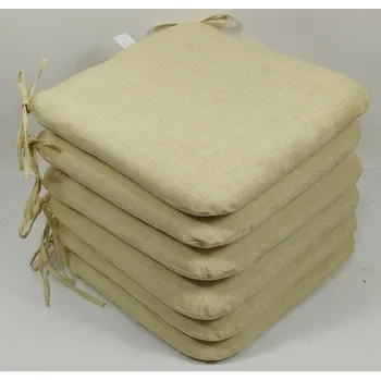 Podsedák Nábytek PEGAS Sedák 40x40 cm látka béžový melír - set 6 kusů