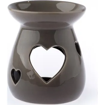 Aroma lampa Casa de Engel Home Keramická aromalampa se srdíčky, 6/48 Fialová UNI (2780799)