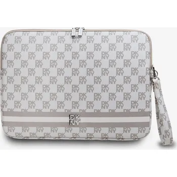 DKNY Dámské DKNY PU Leather Checkered Pattern and Stripe Obal na Notebook 15/16 Beige" Fialová UNI (2656936)