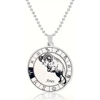 Řetízek Řetízek znamení zvěrokruhu - beran - ocel (3)