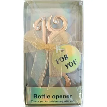 Party dekorace Albi Luxusní otvírák na láhev s číslem 18 A7R