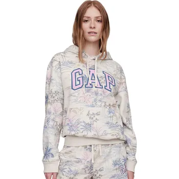 Dámská mikina mikina GAP Logo GAP Pullover - Blue Palm Print XL