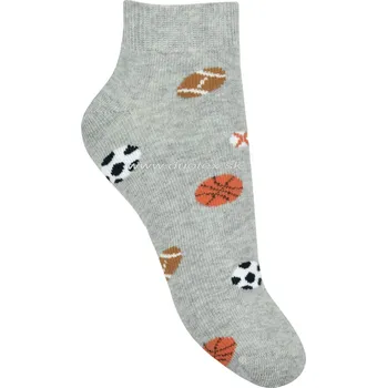 STEVEN Dětské ponožky Steven-004CH-220 Barva: RA220-sv.sivá, Velikost: 32-34(21-22)