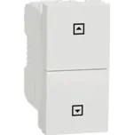 Schneider Electric NU310718SC Unica - Žaluziový tlačítkový ovládač 10A, 1M, Bílý