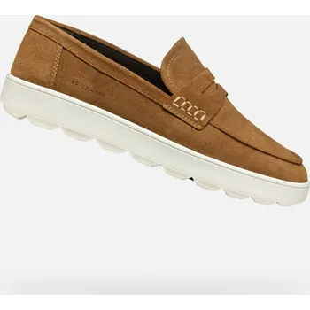 Pánská obuv Geox Pánské Světle hnědé pánské mokasíny Geox Spherica ECUB-1 Hnědá 42 (2783753)