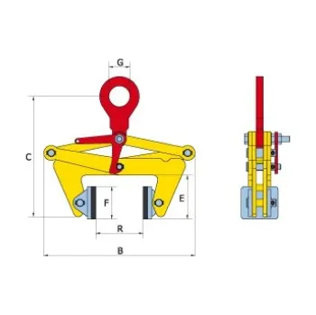 Truhlářská svěrka Svěrka TERRIER TBLC Svěrky: Svěrka TERRIER TBLC, Nosnost 500 kg