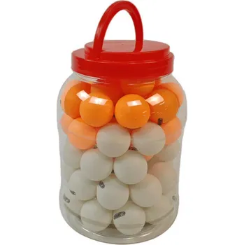 Stolní tenis ROVERA Sada 60 pingpongových míčků Rovera BÍLÁ|ORANŽOVÁ