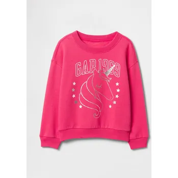 Dívčí mikina GAP Dívčí Baby mikina s logem Gap Růžová 98 (2739649)