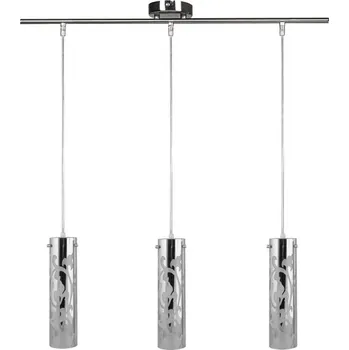 Stropní lampa esterová závěsná 3xG9 40W saténový nikl