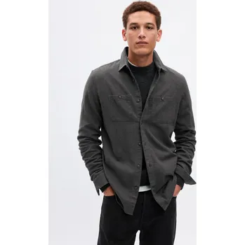 Pánská košile GAP Pánské Flanelová košile GAP Šedá XS (2295409)