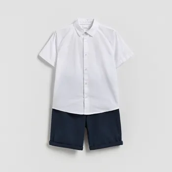 Chlapecké kalhoty Reserved - Bavlněná sada - tmavomodrá - 241CJ-59X - 241CJ-59X-152