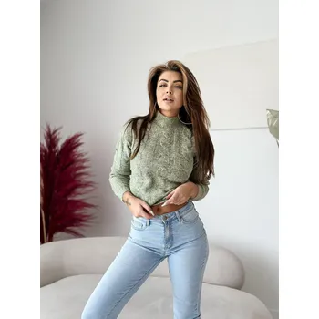 Dámský svetr Edoti Dámské Dámský svetr Edoti Zelená XL (2775850)