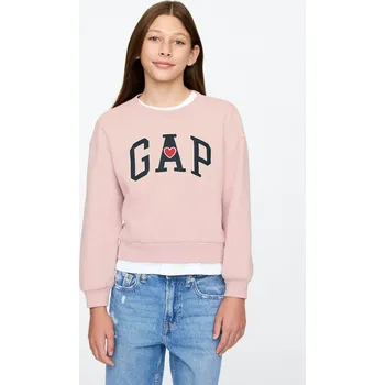 Dívčí mikina GAP Dívčí Dětská mikina s logem Gap Růžová 160-164 (2677094)