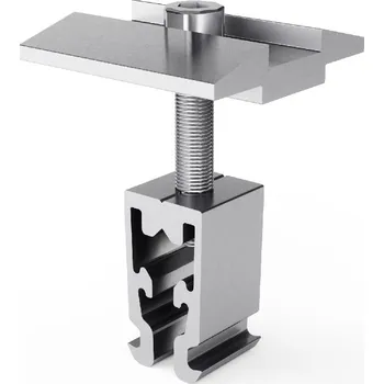 Mounting Systems 700-0139, Středová příchytka, 30-38mm, ocel, stříbrná (Post System)