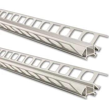 Stavební profil McLED ML-761.044.43.1 Obkladový hliníkový profil DR, 56x22mm, vč. mléčného difuzoru, 1m