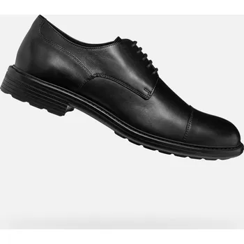 Pánské polobotky Geox Pánské Černá pánská společenská obuv Geox Walk Pleasure Černá 43 (2783775)
