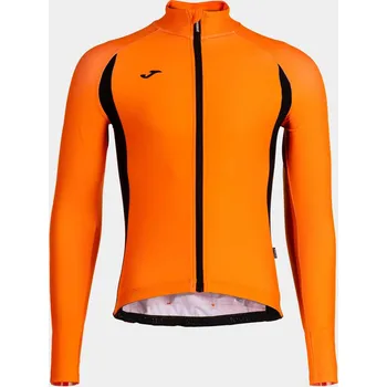 Pánská mikina Cyklistická mikina/bunda JOMA Crono Full Zip Fluor Orange M