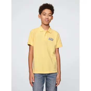 Chlapecké tričko GAP Chlapecké Dětské polo tričko Pique GAP Žlutá 152/158 (2700712)