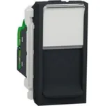 Schneider Electric NU341054 Unica - Zásuvka datová 1xRJ45 Kat.5e UTP, 1M, Antracit