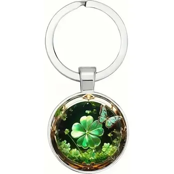 Přívěsek na klíče čtyřlístek