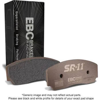 Autodíl EBC SR11 | brzdové destičky přední - nižší koeficient tření DP81210.15SR11 Sintered (pouze pro použití na okruhu)