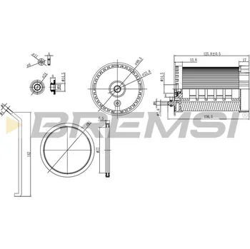 Palivový filtr Palivový filtr BREMSI FE0803