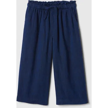 Dívčí tričko GAP Dívčí Baby lněné kalhoty GAP Modrá 104 (2336865)