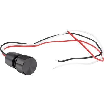 LED páska McLED ML-113.006.02.0 Otočný stmívač LED pásku pro montáž do profilu, černá barva, max. 4A, IP65