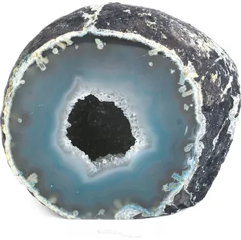 Přírodní kámen Achát geoda s dutinou 538g