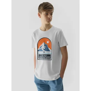 4F Dívčí Chlapecké triko z organické bavlny 4F Bílá 134 (2772588)